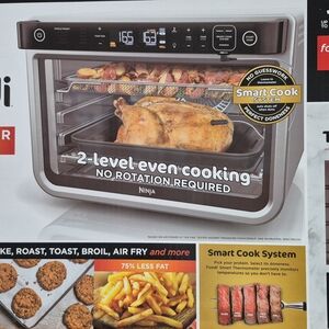 Ninja Smart Cook System Oven - Black and Silver